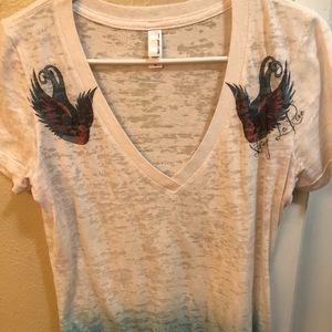 Next Level Stoney LaRue Burnout Tee